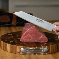 Global Accessories GCB-4535EG Global End Grain Board, 35cm Dia, 4.5cm Thick -KNIVES FROM JAPAN Sales global accessories gcb 4535eg global end grain board 35cm dia 4 5cm thick p652 12200 image