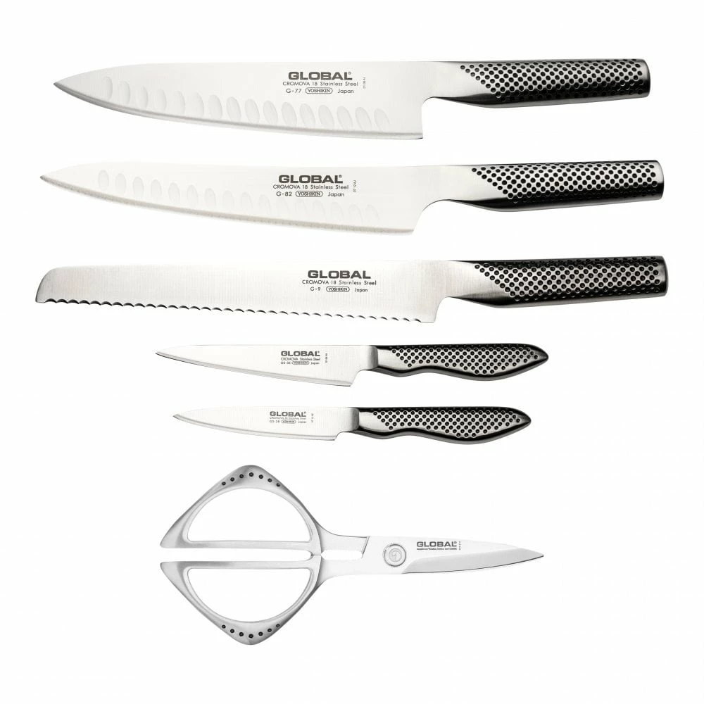 Global Classic Global Classic Engine Block 7pce Knife Block Set 4 Global Classic Global Classic Engine Block 7pce Knife Block Set - Image 2