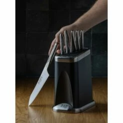 Global G-FIRE7B Fire-Hi 7 Piece Knife Block Set -KNIVES FROM JAPAN Sales global g fire7b fire hi 7 piece knife block set p2276 13111 image