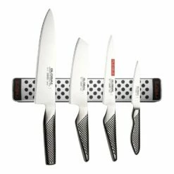 Global Knife Sets G-251138/M30 5 Piece Knife Set With Magnetic Rack