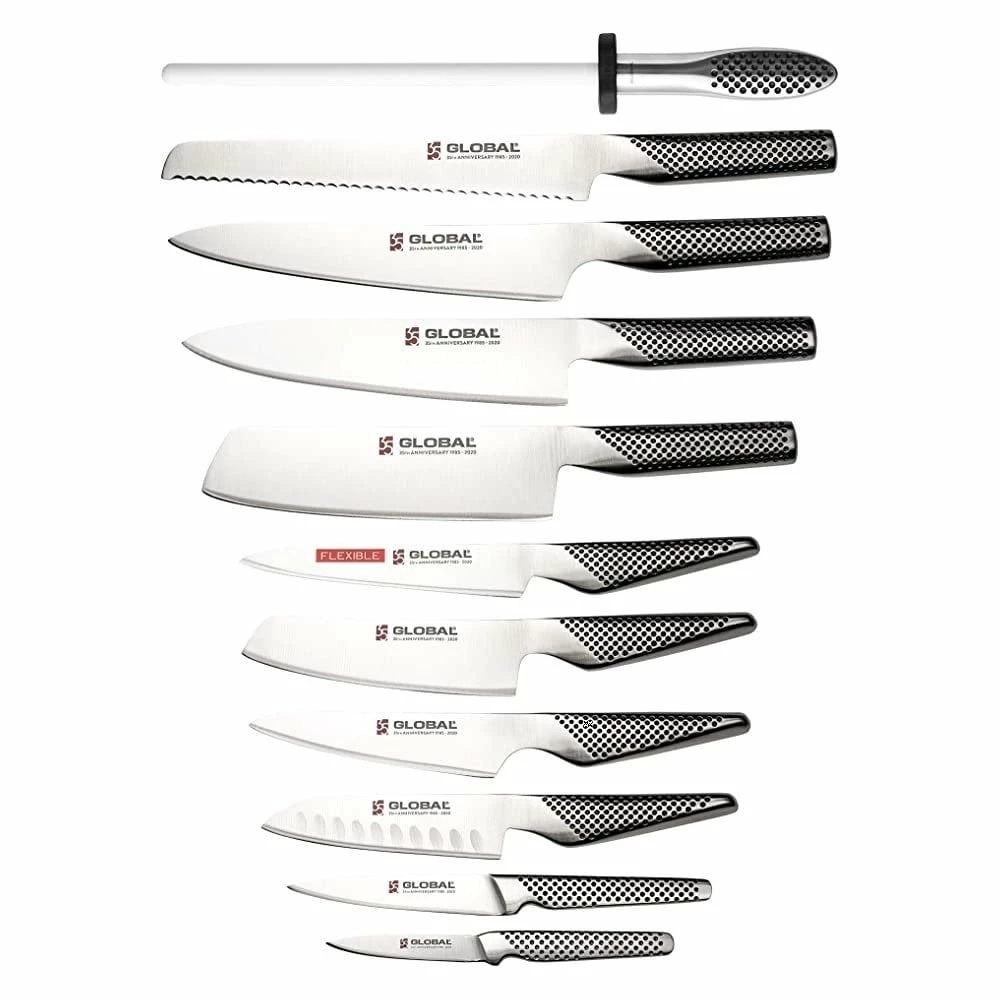 Global Knife Sets Global G-836/12ANB 35th Anniversary 12 Piece Block Set 4 Global Knife Sets Global G-836/12ANB 35th Anniversary 12 Piece Block Set - Image 2