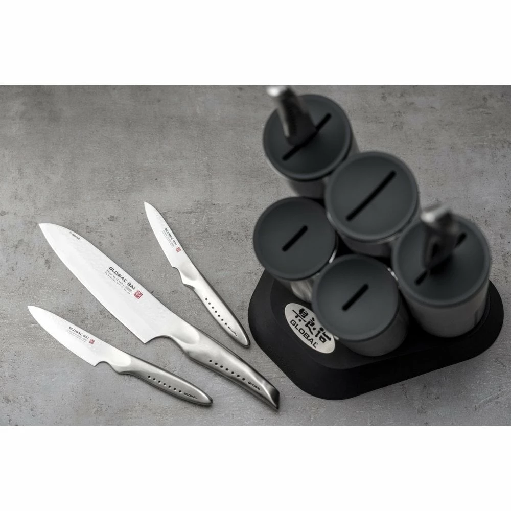 Global SAI Global Sai Engine Block 6pc Knife Block Set 7 Global SAI Global Sai Engine Block 6pc Knife Block Set - Image 5