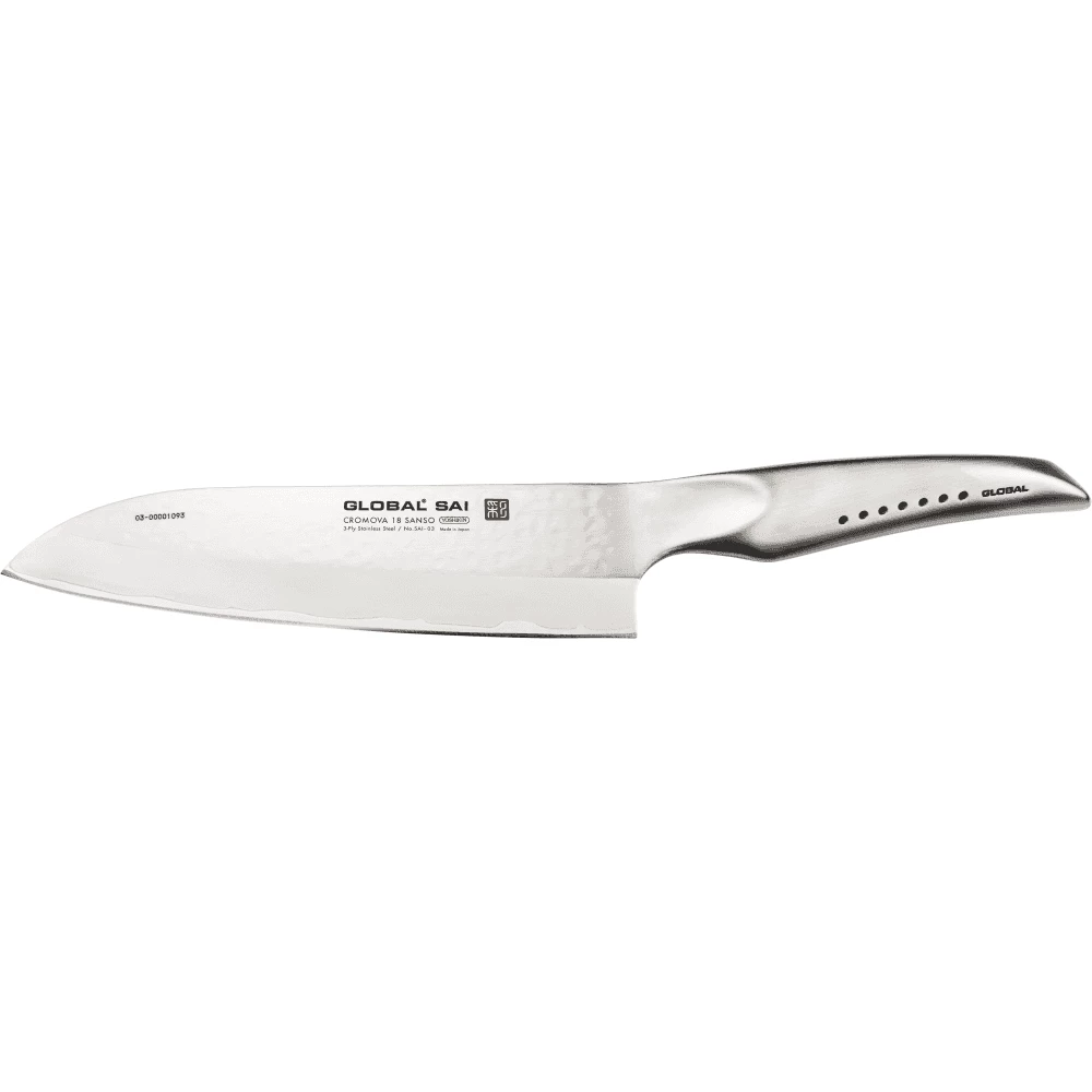 Global SAI Santoku Knife 19cm 3 Global SAI Santoku Knife 19cm