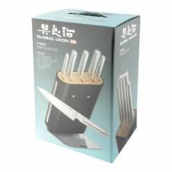 Global Ukon GU-656/6B Ukon 6pce Knife Block Set -KNIVES FROM JAPAN Sales global ukon gu 656 6b ukon 6pce knife block set p1669 9267 image
