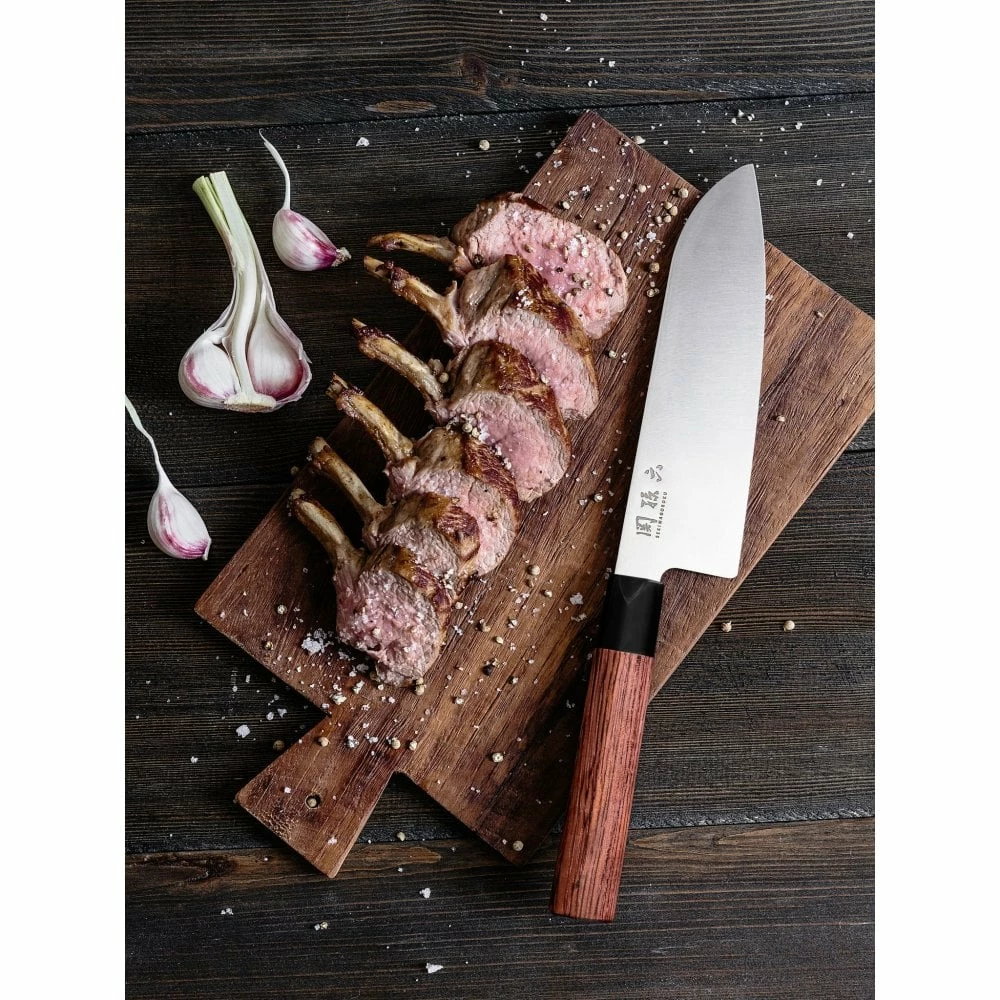 Kai Seki Magoroku Redwood MGR-0155D Kai Seki Magoroku Red Wood Deba (15,5 Cm) 6 Kai Seki Magoroku Redwood MGR-0155D Kai Seki Magoroku Red Wood Deba (15,5 Cm) - Image 4