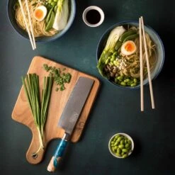 Katana Elements Katana Elements 9 Piece Knife Block Set - Ocean -KNIVES FROM JAPAN Sales katana elements 9 piece knife block set ocean p1772 10574 image