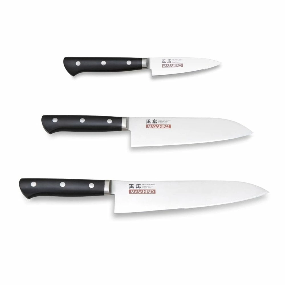 Masahiro MV-H Masahiro 3 Piece Knife Set 3 Masahiro MV-H Masahiro 3 Piece Knife Set