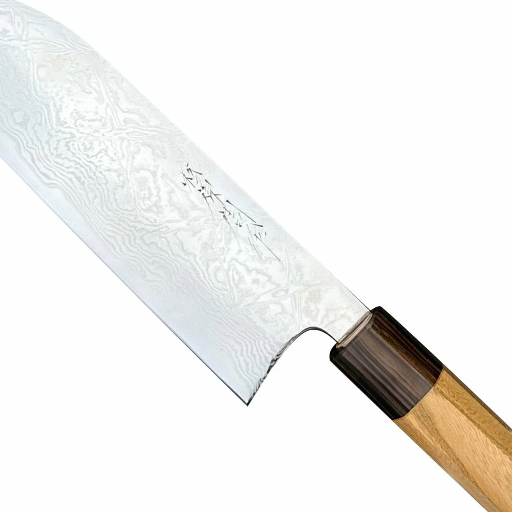 Matsubara Hamono TNK-GND180SA Katsuto Tanaka 18cm Santoku Knife 4 Matsubara Hamono TNK-GND180SA Katsuto Tanaka 18cm Santoku Knife - Image 2