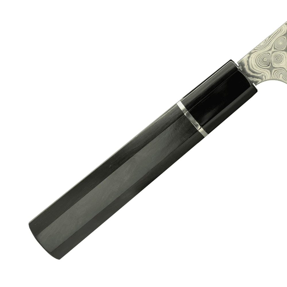 Nigara Hamono NIGH-01/D-ES Nigara Hamono Damascus SG-2 15cm Petty Knife 5 Nigara Hamono NIGH-01/D-ES Nigara Hamono Damascus SG-2 15cm Petty Knife - Image 3