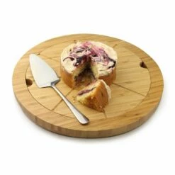 Rockingham Forest 5-in-1 Deluxe Bamboo Multi-board Set, Round