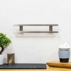 Rockingham Forge 12" Magnetic Stainless Steel Knife Rack With 6 Utensil Hooks And Wall Fixings -KNIVES FROM JAPAN Sales rockingham forge 12 magnetic stainless steel knife rack with 6 utensil hooks and wall fixings p998 4465 image