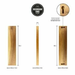 Rockingham Forge 30cm Acacia Magnetic Knife Rack With Wall Fixings -KNIVES FROM JAPAN Sales rockingham forge 30cm acacia magnetic knife rack with wall fixings p992 4446 image