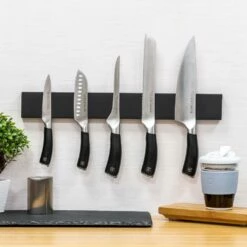 Rockingham Forge 45cm Magnetic Rubber Wood Knife Rack With Wall Fixings, Cherry Black 8 Rockingham Forge 45cm Magnetic Rubber Wood Knife Rack With Wall Fixings, Cherry Black -KNIVES FROM JAPAN Sales rockingham forge 45cm magnetic rubber wood knife rack with wall fixings cherry black p995 4459 image