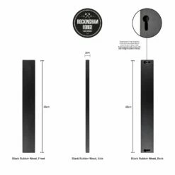 Rockingham Forge 45cm Magnetic Rubber Wood Knife Rack With Wall Fixings, Cherry Black 10 Rockingham Forge 45cm Magnetic Rubber Wood Knife Rack With Wall Fixings, Cherry Black -KNIVES FROM JAPAN Sales rockingham forge 45cm magnetic rubber wood knife rack with wall fixings cherry black p995 4461 image