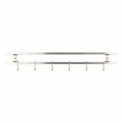 Rockingham Forge 60cm Magnetic Stainless Steel Knife Rack With 6 Utensil Hooks And Wall Fixings -KNIVES FROM JAPAN Sales rockingham forge 60cm magnetic stainless steel knife rack with 6 utensil hooks and wall fixings p1000 4477 image