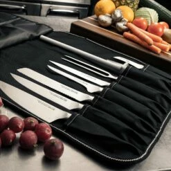 Rockingham Forge Equilibrium CS-1502/10 10 Piece Knife Set With Soft Roll Case -KNIVES FROM JAPAN Sales rockingham forge equilibrium cs 1502 10 10 piece knife set with soft roll case p1023 5596 image