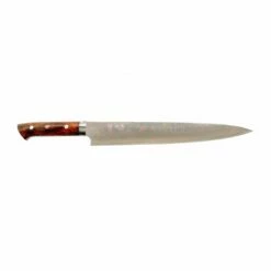 Takeshi Saji Takeshi Saji Rainbow Damascus 27cm Gyuto With Ironwood Handle