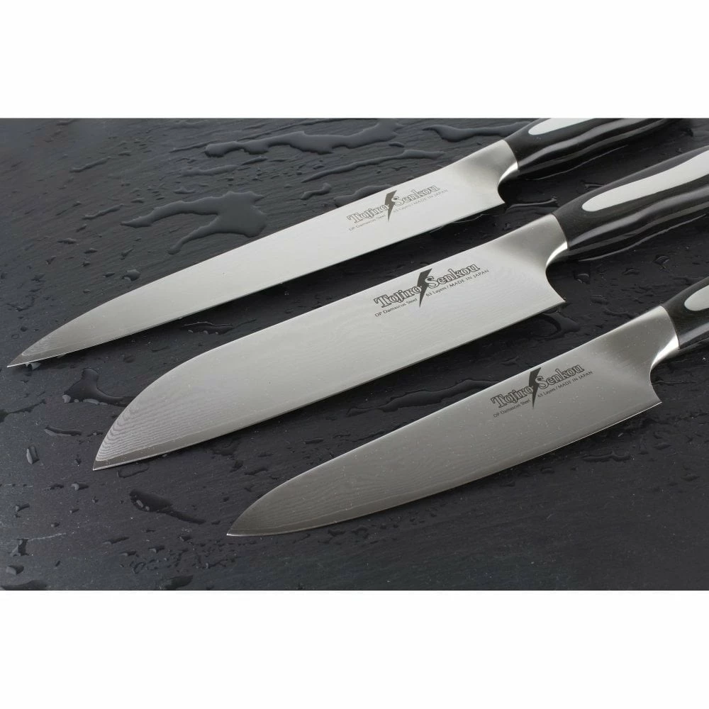 KNIVES FROM JAPAN Sales -KNIVES FROM JAPAN Sales tojiro senkou dp flash 3 piece kitchen set p412 5750 image